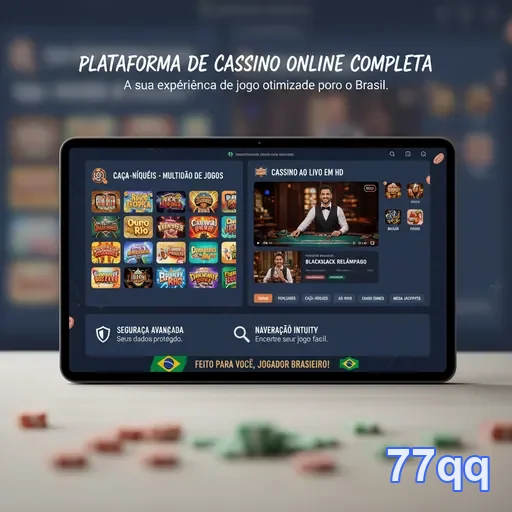 Ilustração de Explore o aplicativo cassino 77qq para Android e iOS